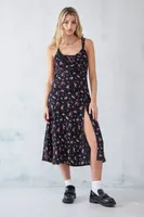 UO Moss Floral Print Midi Dress