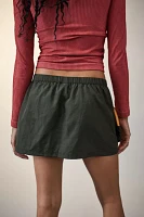 iets frans... Detachable Pocket Nylon Mini Skirt