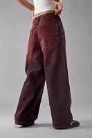 BDG Burgundy Tinted Jaya Baggy Jean