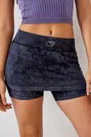 iets frans... Acid Wash Skort