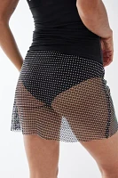 Light Before Dark Diamante Mini Skirt