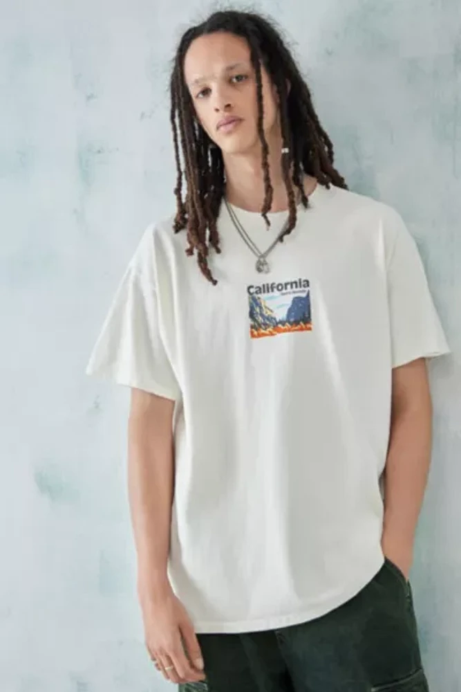 UO Ecru California Tee