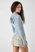 BDG Billie Hooded Henley Top