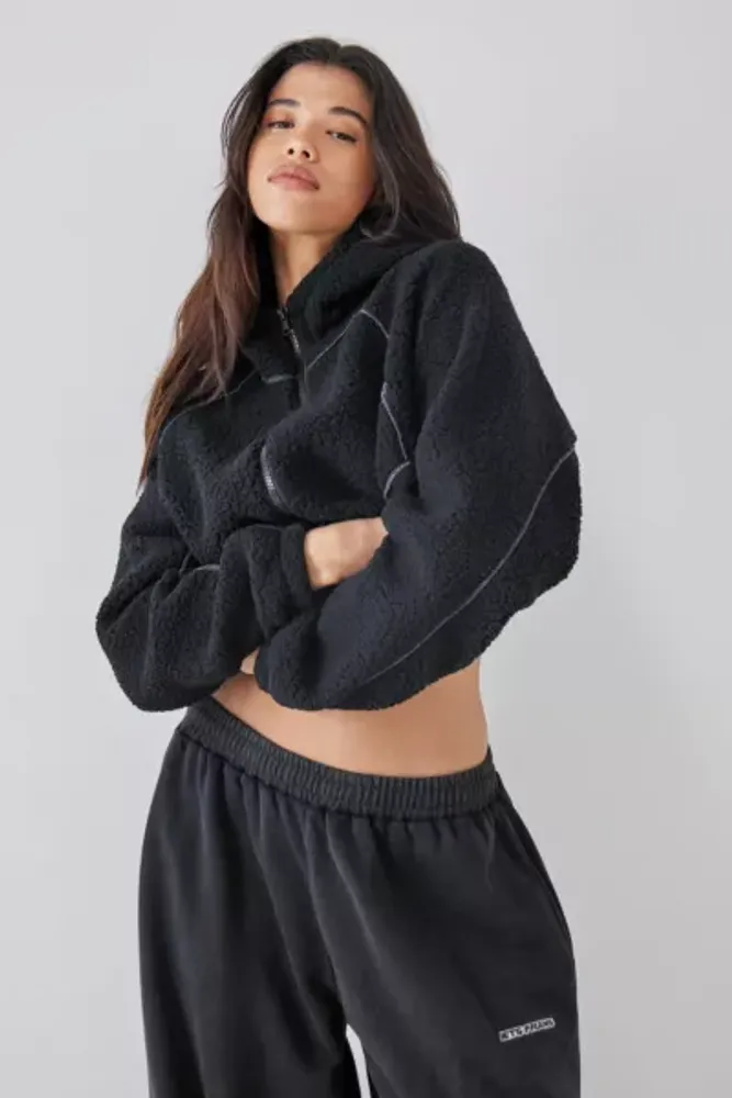 Urban Outfitters Out From Under Cuddle Fleece Zip-Through Hoodie Sweatshirt
