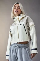 iets frans... Tech Panelled Cropped Jacket