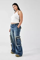 BDG Low Rise Frayed Cargo Jean