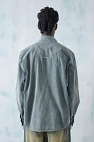 BDG Blue Washed Canvas Shirt