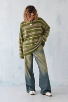 UO Striped Knit Boucle Sweater