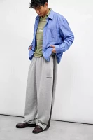 iets frans... Grey Panelled Harri Baggy Jogger Pant