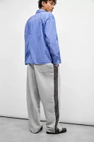 iets frans... Grey Panelled Harri Baggy Jogger Pant