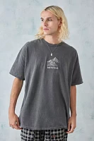 UO Overdyed Black Reach Your Summit Tee