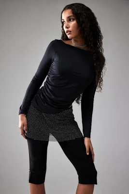 UO Chloe Long Sleeve Ruched Top