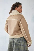 BDG Alex Cropped Aviator Jacket