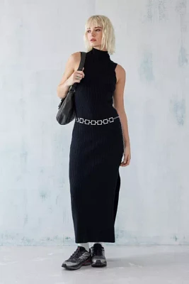 UO Marisa High Neck Knitted Maxi Dress