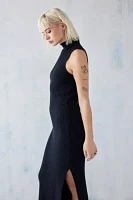 UO Marisa High Neck Knitted Maxi Dress