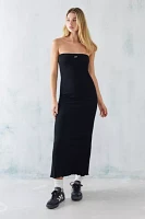 BDG Bandeau Ribbed Maxi Dress