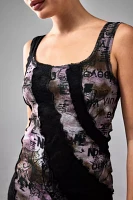UO Amber Spliced Lace Mini Dress