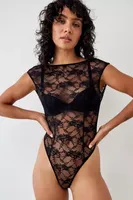 Out From Under Sheer Lace Bodysuit