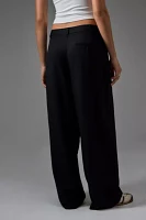 Light Before Dark Black Sammi Tailored Slouch Pant