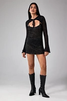 UO Alexa Sequin Knit 90s Mini Dress