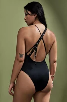 Out From Under Asymmetrical Buckle One-Piece Swimsuit