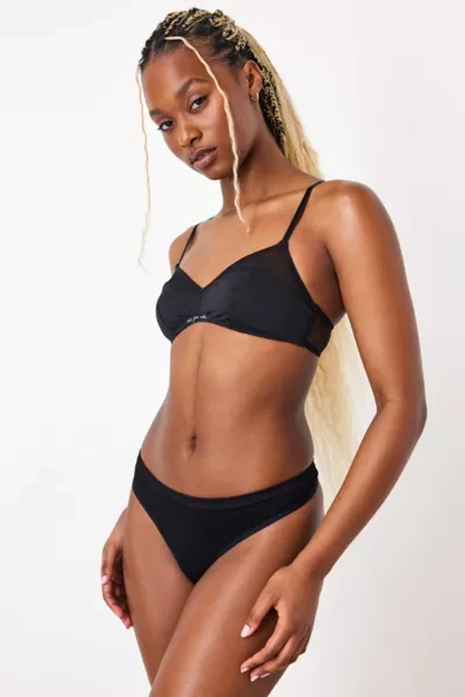 Out From Under Racerback Mesh Insert Bralette