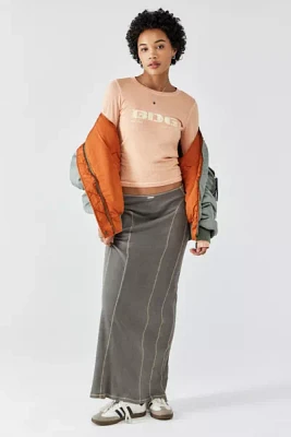 BDG Georgia Seamed Maxi Skirt