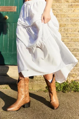 UO Brown Leather Rodeo Western Boots