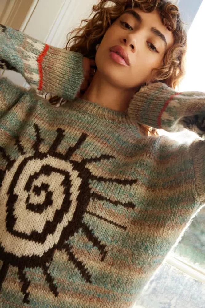 UO Spacedye Sun Knit Sweater