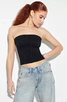 Out From Under Tapestry Texture Bandeau Crop Top