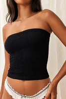 Out From Under Tapestry Texture Bandeau Crop Top