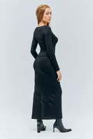 Silence & Noise Victoria Long Sleeve Maxi Dress