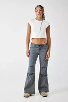 BDG Grey Candice Flare Cargo Pant