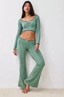 Out From Under Peggy Pointelle Flare Lounge Pant