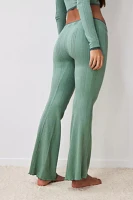 Out From Under Peggy Pointelle Flare Lounge Pant