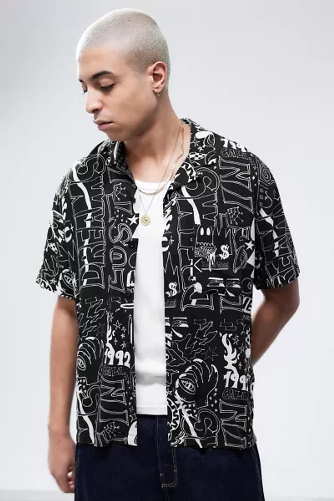 BDG Black Doodle Shirt