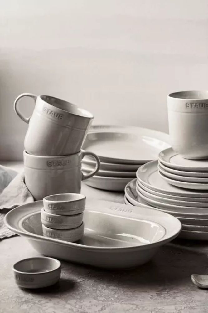 Staub Ceramic Dinnerware 4-piece Stoneware Condiment Dish Set