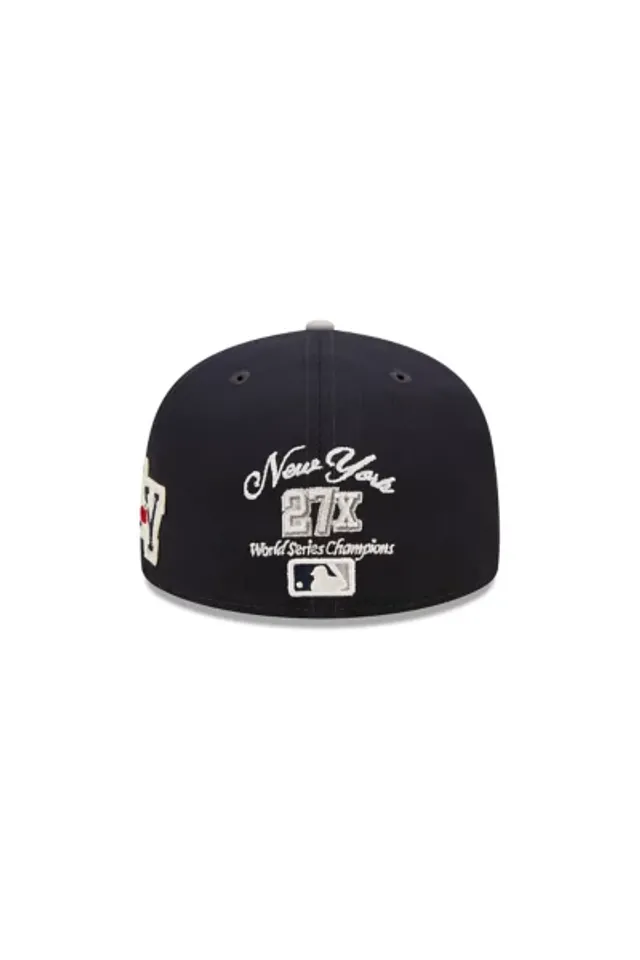 New Era New York Yankees White Bucket Hat MLB 27X World Series