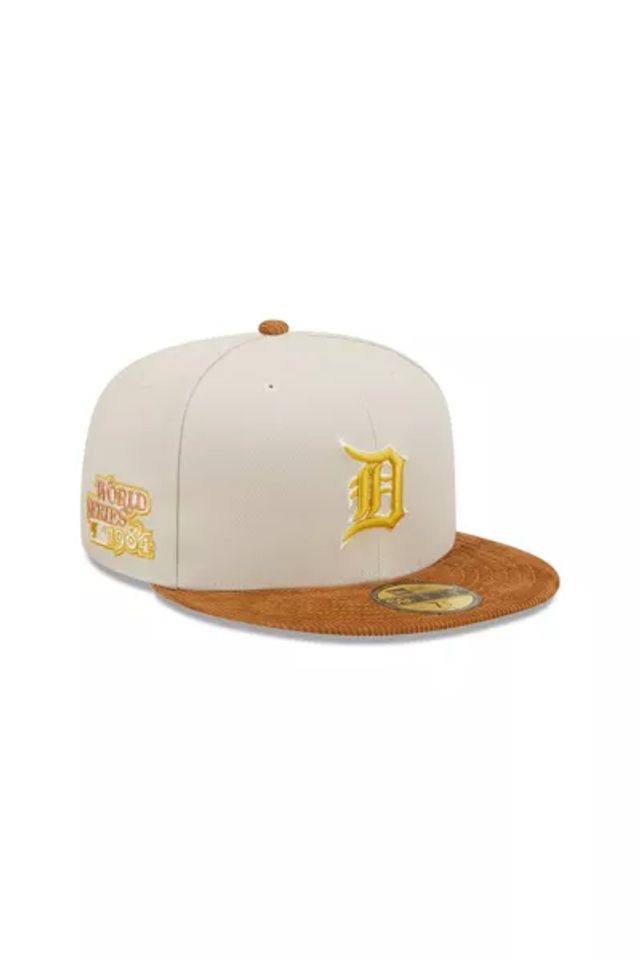 Men's New Era Tan Detroit Tigers Wheat 59FIFTY Fitted Hat