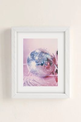 Samantha Hearn Pink Disco Ball Art Print