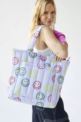 BAGGU UO Exclusive Happy Puffy Tote Bag