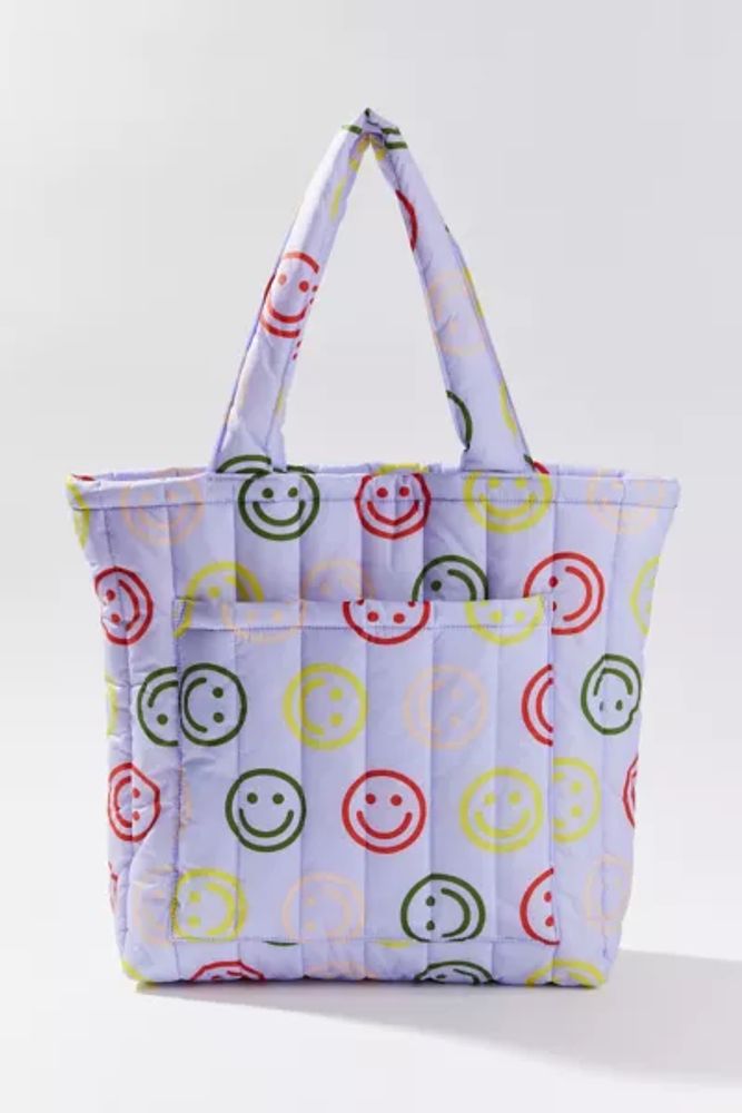 BAGGU UO Exclusive Happy Puffy Tote Bag