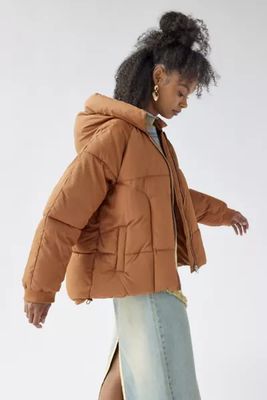 UO Izzy Hooded Puffer Jacket