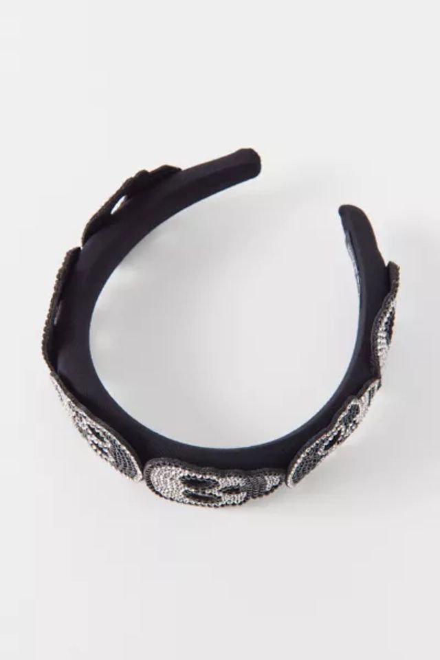 Black Pearl Embellished Headband