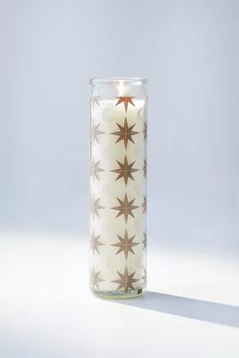 Printed Glass Pillar Candle