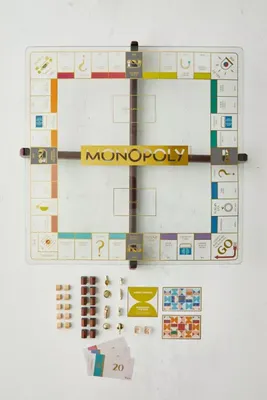 Urban Outfitters Monopoly Prisma Glass Board Game | Square One