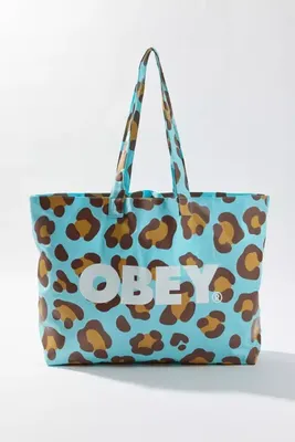 OBEY Leopard Tote Bag