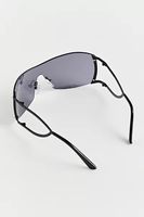 Jett Rimless Shield Sunglasses