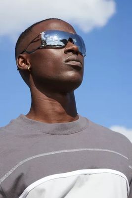 Jett Rimless Shield Sunglasses