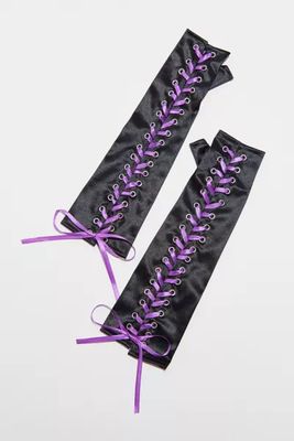 Lace-Up Fingerless Glove